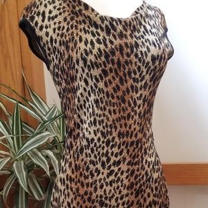 St John’s leopard print dress